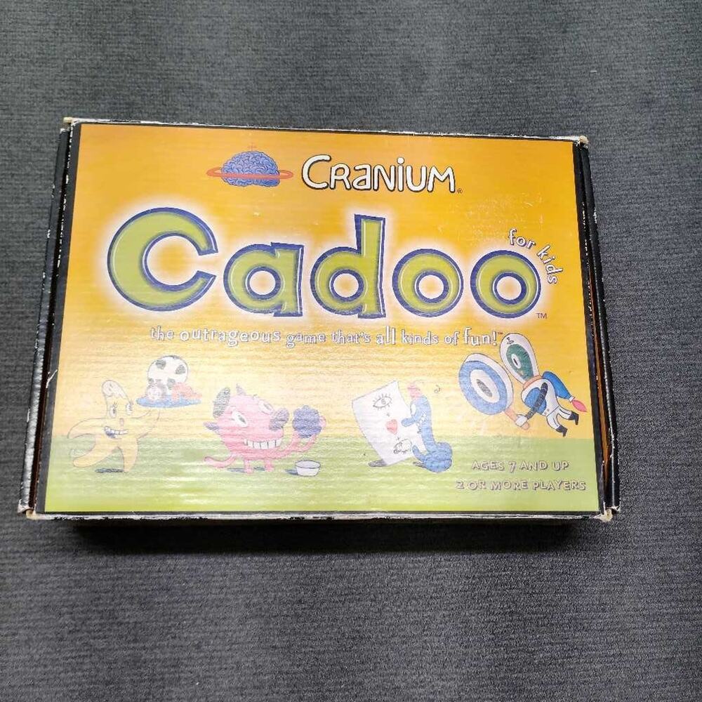 Cranium Cadoo for Kids Board Game New Open Box Factory Sealed Parts Ages 7+